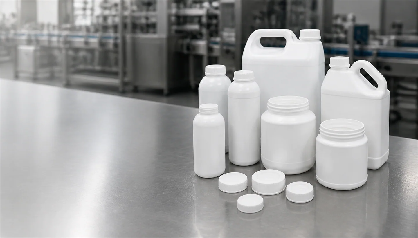 Envases plásticos PEAD fabricados para empresas